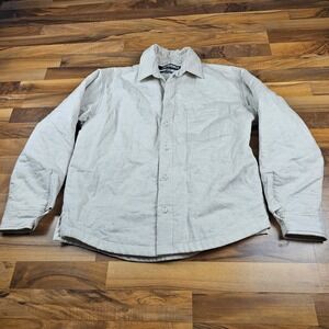 Jacquemus La Chemise‎ Boulanger Puffed Linen Cotton Overshirt Beige 48 Medium
